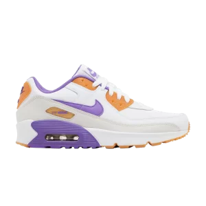 Nike Air Max 90 Leather GS 'White Action Grape' White/Ghost/Citron Shade/Action Grape DV3607 103