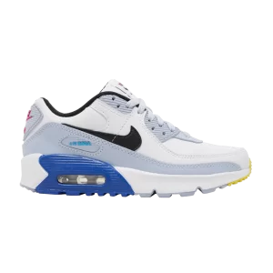 Nike Air Max 90 Leather GS 'White Blue Whisper' White/Whisper Blue/Hyper Royale/Black DV3607 101