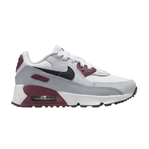 Nike Air Max 90 Leather PS 'Platinum Dark Team Red' White/Dark Team Red/Pure Platinum/Black CD6867 125