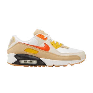 Nike Air Max 90 SE 'Frank Rudy' Summit White/Sesame/Lemon Wash/Safety Orange FB4315 100