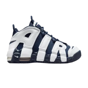 Nike Air More Uptempo GS 'Olympic' 2024 White/Midnight Navy/Metallic Gold/Varsity Red FV5371 100