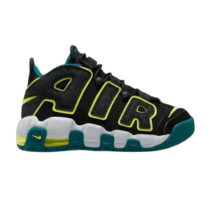 Nike Air More Uptempo PS 'Black Geode Teal' Black/Geode Teal/Clear Jade/Volt DZ2810 001