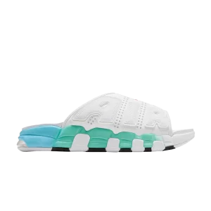 Nike Air More Uptempo Slide 'Aqua' White/Hyper Pink/White FN3437 161