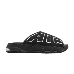 Nike Air More Uptempo Slide 'Black - Black Sole' Black/Black/Clear/White DV2137 001