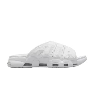 Nike Air More Uptempo Slide 'Triple White' White/White FD9883 101