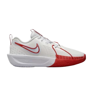 Nike GT Cut 3 GS 'White Picante Red' Summit White/Black/Soccer Grey/Spicy Red/Metallic Silver FD7033 101