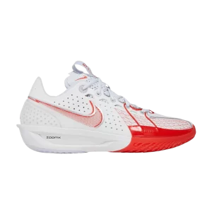 Nike Air Zoom GT Cut 3 'White Picante Red' Summit White/Black/Soccer Grey/Spicy Red/Metallic Silver DV2913 101