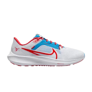 Nike Air Zoom Pegasus 40 'Delaware State' White/Blue Glow/Peppers DZ5955 100