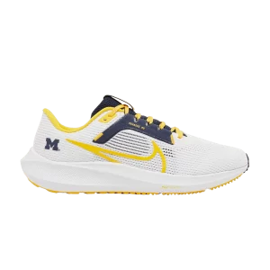 Nike Air Zoom Pegasus 40 'Michigan' White/Navy College/Yellow DZ6001 100