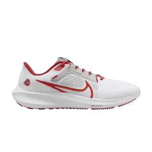 Nike Air Zoom Pegasus 40 'Ohio State' White/Pewter Gray/University Red DZ5969 100