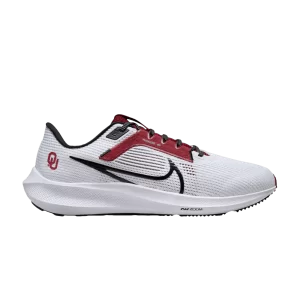 Nike Air Zoom Pegasus 40 'Oklahoma' White/Team Crimson/Black DZ5984 100