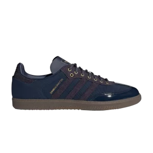 adidas ALWAYTH x Samba 'Collegiate Navy' Sneakers Collegiate Navy/Aurora Black/Matte Gold IH5186