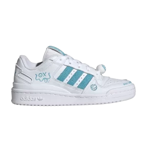 adidas André Saraiva x Forum Low J 'Love Union' Sneakers White Cloud/White Cloud/White Cloud HP6284