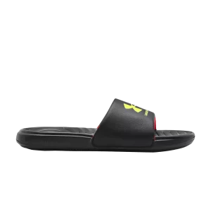 Under Armor Ansa Fixed Slide GS 'Black Yellow Ray' Sneakers Black/Yellow Beam 3023789 007