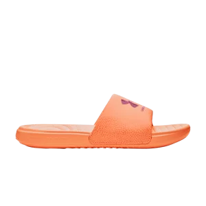 Under Armor Ansa Graphic Slide GS 'Orange Tropic' Sneakers Tropic Orange/Charged Cherry 3024439 800