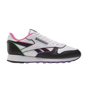 Anuel AA x Reebok Classic Leather 'Soy Leyenda 'Sneakers Black/White/Pink 100210141