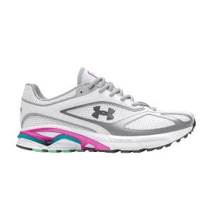 Under Armor Apparition 'White Castlerock Fuchsia' Sneakers White/Metallic Silver/Castlerock 3027595 110