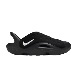 Nike Aqua Swoosh Sandal PS 'Black' Black/Anthracite/White FN0876 002