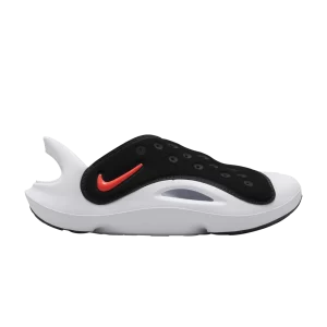 Nike Aqua Swoosh Sandal PS 'Black Hyper Orange' Black/Strike Green/White/Hyper Orange FN0876 001