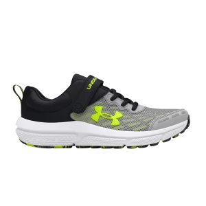 Under Armor Assert 10 AC PS Wide 'Mod Gray High Vis Yellow 'Sneakers Mod Grey/Black/Yellow High Security 3026186 102