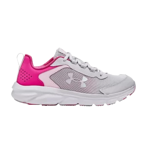 Under Armor Assert 9 GS 'Halo Gray Rebel Pink' Sneakers Halo Grey/Rebel Pink 3024634 104