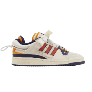 adidas Bad Bunny x Forum Buckle Low 'Cangrejeros' Sneakers White cream/Bright red/Night sky GZ9796