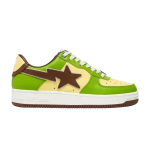 Bapesta 'Green Brown' SSENSE Exclusive sneakers Green/Yellow/Brown 1J20191002 GRN