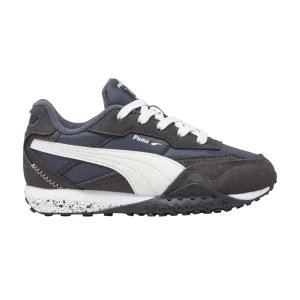 Puma Blacktop Rider Little Kid 'Flat Dark Grey' Sneakers Flat dark grey/Gray color 393758 01