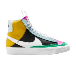 Nike Blazer Mid '77 SE GS 'Just Do It – Mismatched 'Lilac color/Light brown/Barely grape/White FJ2952 500