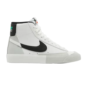 Nike Blazer Mid '77 SE GS 'Split - White Black' Summit White/Black/Light Silver/Stadium Green/White FN6937 100