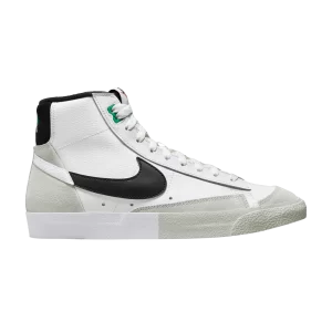 Nike Blazer Mid '77 SE 'Split - White Black' Summit White/Black/Light Silver/Stadium Green/White DZ2542 100