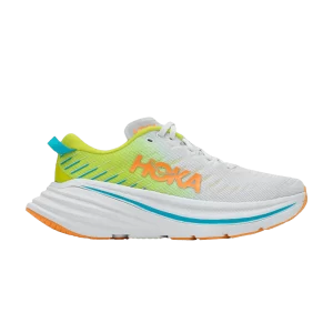 HOKA Bondi X White Evening Primrose Sneakers White/evening primrose 1113512 WEPR