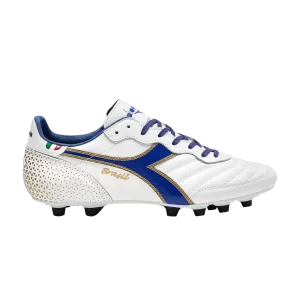 Sneakers Diadora Brasil Made in Italy OG GR LT+ MDPU 'White Mazarine Blue 'White/Mazarine blue/Gold 101 179595 D0953