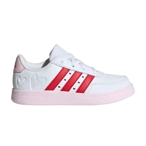 adidas Breaknet 2.0 J 'Valentines Day' Sneakers White cloud/Better scarlet/Clear pink IE0253