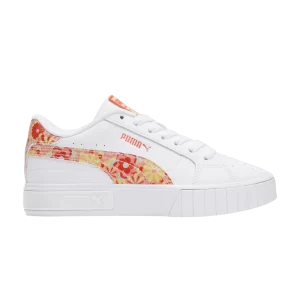 Puma Cali Dream Star Big Kid 'Flower Child' Sneakers White/Warm Earth 393510 01