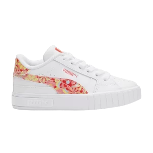 Puma Cali Star Little Kid 'Flower Child' Sneakers White/Warm Earth 393511 01