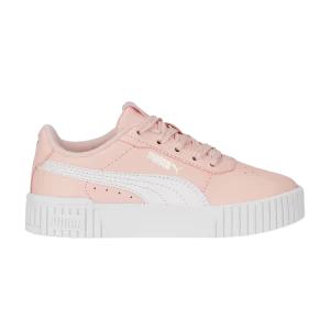 Puma Carina 2.0 Little Kid 'Rose Dust White' Sneakers Pink dust/White/Silver 386186 07