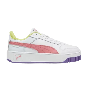 Puma Carina Street Big Kid 'White Passionfruit' Sneakers White/Passion Fruit/Silver 393846 09