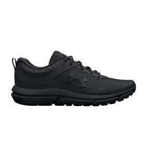 Under Armor Charged Assert 10 4E Wide 'Triple Black' Black 3026176 002