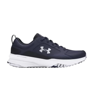 Under Armor Charged Edge 4E Wide 'Midnight Navy' Midnight Fleet/Black/Halo Gray 3026860 400