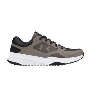 Under Armor Charged Edge Leather 'Fresh Clay Pewter' Sneakers Fresh Clay/Tin/Black 3028375 200