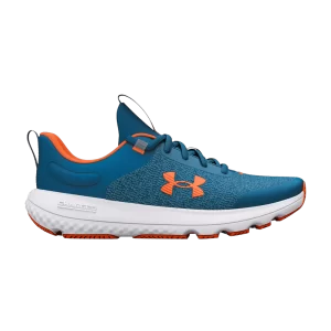 Under Armor Charged Revitalize GS 'Cosmic Blue Orange Blast' Sneakers Space Blue/Steel/Orange Burst 3026709 300