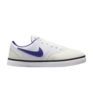 Nike Check Canvas SB GS 'Summit White Royal Blue' White/Summit White/Black/Deep Royal Blue 905373 102