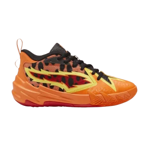 Puma Cheetos x Scoot Zeros Big Kid 'Flamin' Hot' Sneakers Forever Red/Ricky Orange/Yellow Fire/Black 309865 02