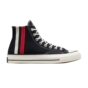 Converse Chuck 70 High 'Archival Stripes – Black 'Sneakers Black/Red/Vintage White A07441C