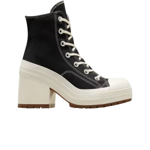 Converse Chuck 70 De Luxe Heel High 'Black Egret' Sneakers Black/Egret/Egret A05347C