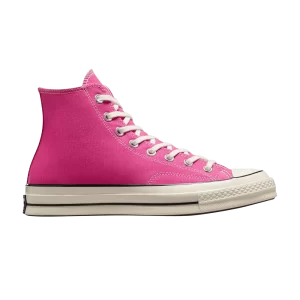 Converse Chuck 70 Vintage Canvas High 'Lucky Pink' Sneakers Happy Pink/Egret/Black A04594C