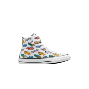 Converse Chuck Taylor All Star Easy-On High TD 'Cars' Sneakers White/Yellow/Red A04743F