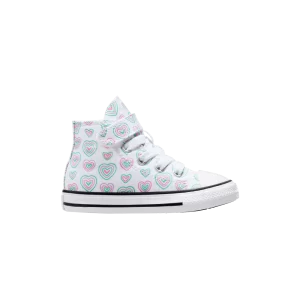 Converse Chuck Taylor All Star EasyOn High TD 'Hearts' Sneakers White/Oops Pink/White A08379C