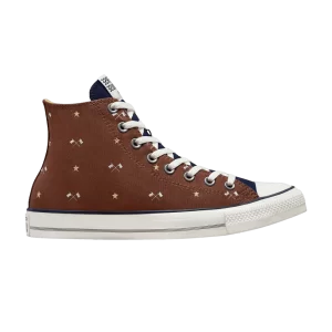 Converse Chuck Taylor All Star High 'Clubhouse – Golf Club 'Sneakers Red Oak/Egret/Gold on the Trail A03403F